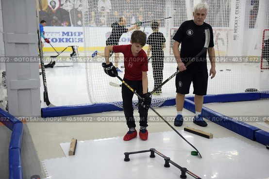 Training complex for hockey players, (2017 год). Редакционное фото, фотограф Анна Кривицкая / Фотобанк Лори