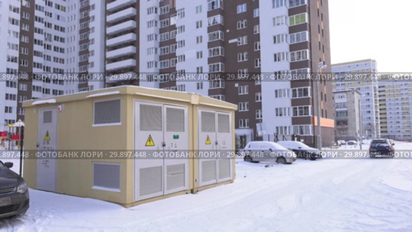 Трансформаторная подстанция. 2 плана. Transformer substation. 2 shots. Стоковое видео, видеограф Евгений Романов / Фотобанк Лори