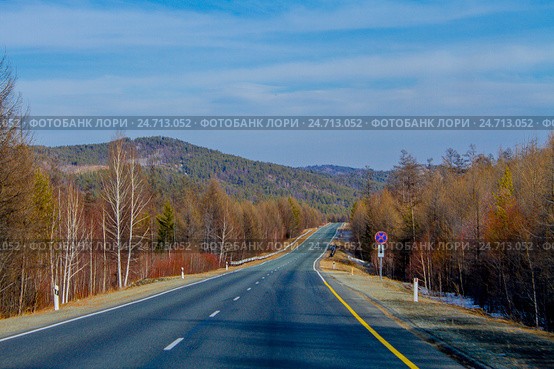 Трасса Чита-Хабаровск (2015 год). Стоковое фото, фотограф Хайрятдинов Ринат / Фотобанк Лори