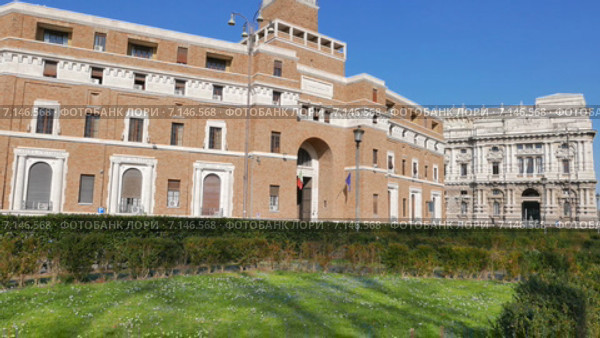 Tribunale di Sorveglianza. Суд надзорной инстанции. Рим, Италия. 4K (2015 год). Стоковое видео, видеограф Никита Майков / Фотобанк Лори