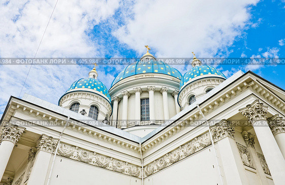 Троице-Измайловский собор (Троицкий собор). Санкт Петербург. Россия (2024 год). Редакционное фото, фотограф E. O. / Фотобанк Лори