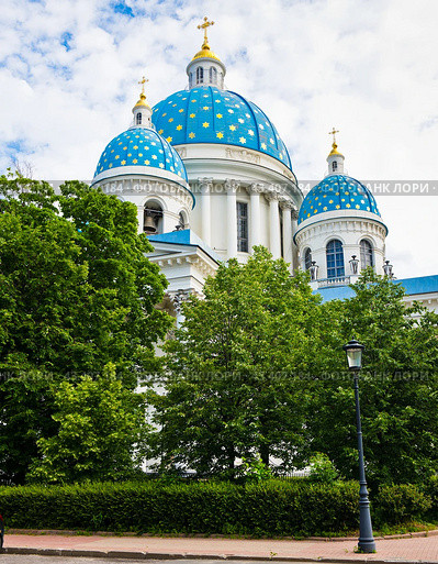 Троице-Измайловский собор (Троицкий собор). Санкт Петербург. Россия (2024 год). Редакционное фото, фотограф E. O. / Фотобанк Лори