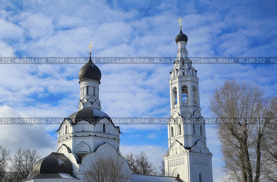 Церковь Благовещения Пресвятой Богородицы в селе Липицы Московская область. Стоковое фото, фотограф Яна Королёва / Фотобанк Лори
