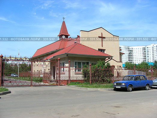 Церковь Христиан Адвентистов Седьмого Дня. Район Гольяново, Москва (2008 год). Редакционное фото, фотограф lana1501 / Фотобанк Лори