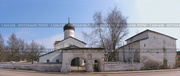 Церковь Козьмы и Дамиана с Примостья в Пскове (2010 год). Стоковое фото, фотограф Валентина Троль / Фотобанк Лори