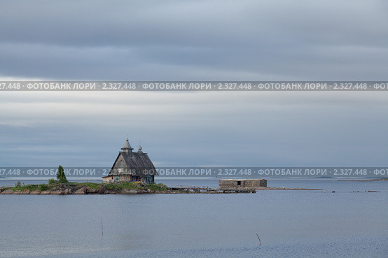 Церковь на острове. Стоковое фото, фотограф Михаил Иванов / Фотобанк Лори