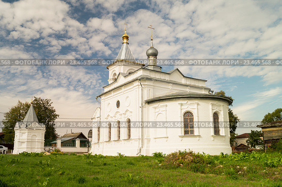 Церковь Николая Чудотворца в поселке Мстёра (2016 год). Стоковое фото, фотограф Сергей Овчинников / Фотобанк Лори