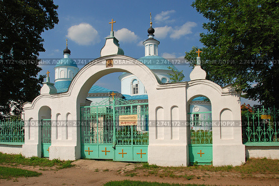 Церковь Покрова Пресвятой Богородицы в Хомутово. Город Щёлково Московской области (2011 год). Стоковое фото, фотограф lana1501 / Фотобанк Лори