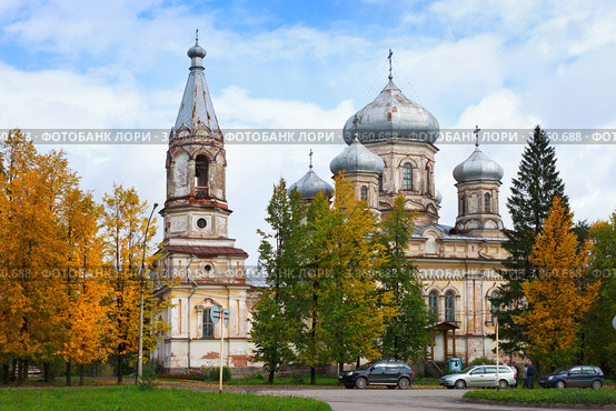Церковь Сретенья Господня в Вытегре (2012 год). Стоковое фото, фотограф Александр Романов / Фотобанк Лори