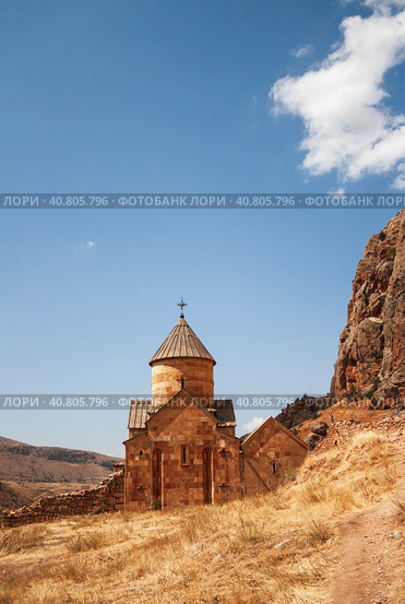 Церковь Святого Иоанна Крестителя (Сурб Карапет). Нораванк. Армения. (2018 год). Стоковое фото, фотограф Елена Арсентьева / Фотобанк Лори