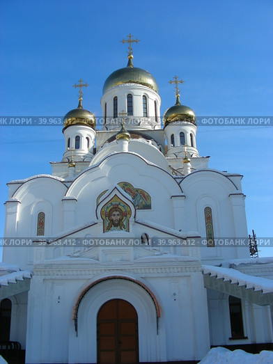 Церковь Троицы Живоначальной. Город Реутов. Московская область (2012 год). Стоковое фото, фотограф lana1501 / Фотобанк Лори