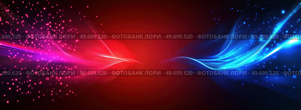 Цифровое противостояние света и энергии. Стоковое AI-изображение, AI-художник Александр Жуков / Фотобанк Лори