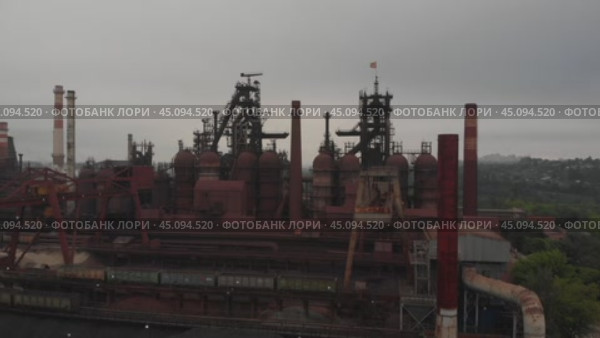 Тула, Косогорский металлургический завод (2020 год). Стоковое видео, видеограф Максим Бойков / Фотобанк Лори