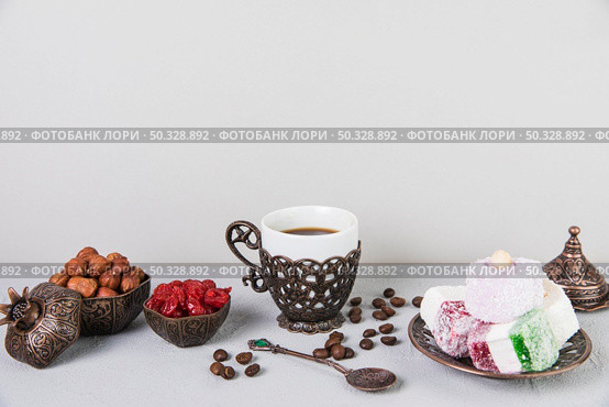 turkish delight with coffee hazelnuts. High resolution photo. turkish delight with coffee hazelnuts. High quality photo. Стоковое фото, агентство Ingram Publishing / Фотобанк Лори
