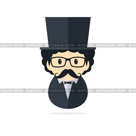 tuxedo man theme vector art graphic illustration. tuxedo man. Стоковая иллюстрация, агентство Ingram Publishing / Фотобанк Лори