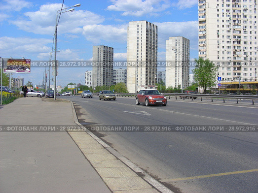 Улица Лобачевского. Район Проспект Вернадского. Москва. Россия (2015 год). Редакционное фото, фотограф lana1501 / Фотобанк Лори