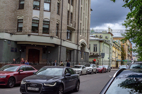 Улица Щипок, Москва (2019 год). Редакционное фото, фотограф Яков Реймер / Фотобанк Лори