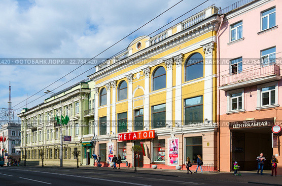 Улица Советская, Гомель, Беларусь (2016 год). Редакционное фото, фотограф Ольга Коцюба / Фотобанк Лори