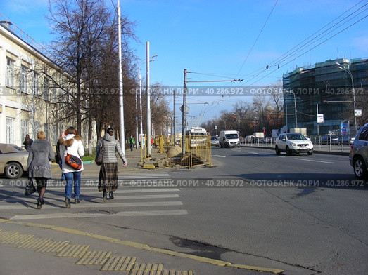 Улица Стромынка. Район Сокольники. Город Москва (2013 год). Редакционное фото, фотограф lana1501 / Фотобанк Лори
