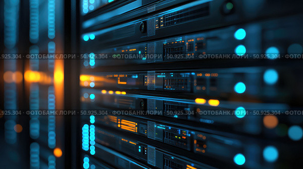 unification merging data server ai generated. Стоковое AI-изображение, AI-художник Vectorwin / Фотобанк Лори