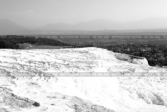 unique abstract in pamukkale turkey  asia the old calcium bath and travertine water. Стоковое фото, агентство Ingram Publishing / Фотобанк Лори