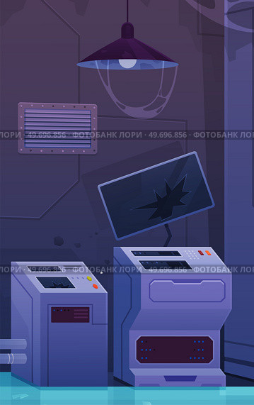Unsuccessful experiment in research science and technology laboratory. Accident and destruction while scientists experimenting in chemistry lab with explosion of premice, failed exploratory tests. Unsuccessful experiment in research science and technology laboratory, failed exploratory tests. Стоковая иллюстрация, агентство Ingram Publishing / Фотобанк Лори