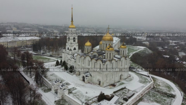 Успенский собор во Владимире. Редакционное видео, видеограф Максим Соколов / Фотобанк Лори