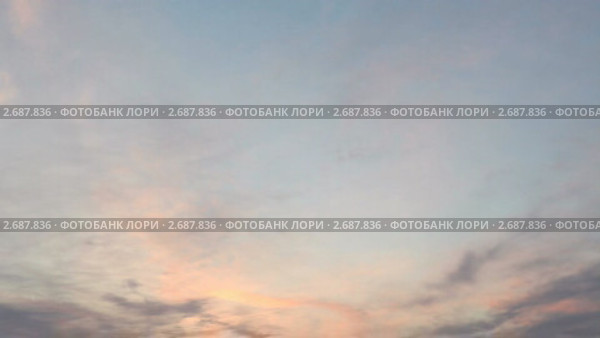 Утреннее небо. Стоковое видео, видеограф Артем Поваров / Фотобанк Лори