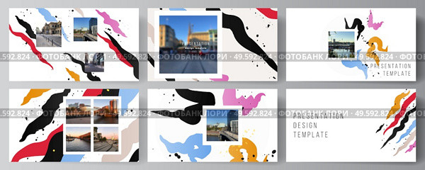 Vector layout of the presentation slides design business templates, multipurpose template for presentation brochure, brochure cover, business report, agency, corporate, portfolio, pitch deck, startup. Vector layout of the presentation slides design business templates, multipurpose template for presentation brochure, brochure cover, business report, agency, corporate, portfolio, pitch deck, startup. Стоковая иллюстрация, агентство Ingram Publishing / Фотобанк Лори