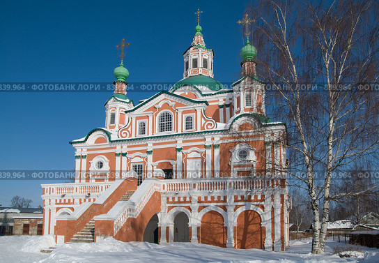 Великий Устюг. Церковь Симеона Столпника (2009 год). Стоковое фото, фотограф Румянцева Наталия / Фотобанк Лори