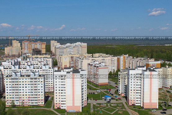 Венгерский квартал в Новочебоксарске (2024 год). Редакционное фото, фотограф Иван Дуплик / Фотобанк Лори
