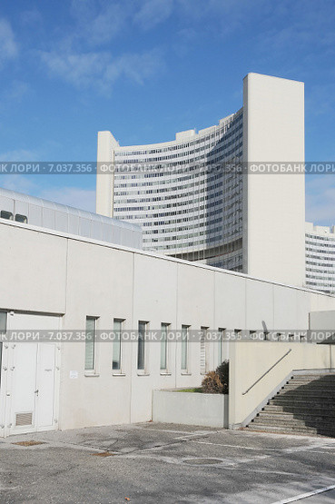 Венский международный центр - «Город ООН» (Vienna International Centre). Вена. Австрия (2014 год). Редакционное фото, фотограф stargal / Фотобанк Лори