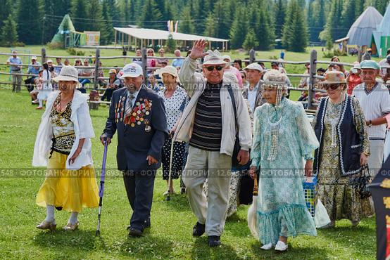 Ветераны и старейшие (2015 год). Редакционное фото, фотограф Роман Фомин / Фотобанк Лори
