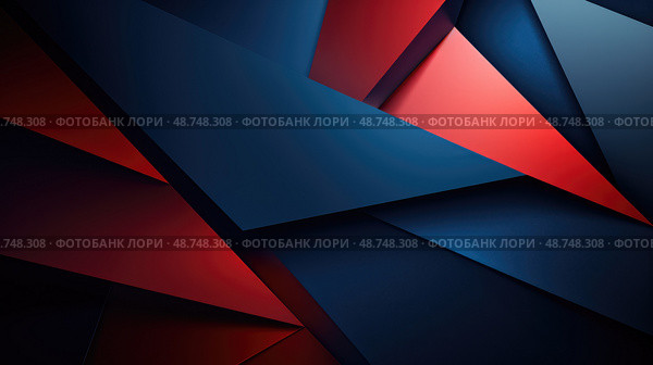 vibrant blue and red abstract background ai generated. Стоковое AI-изображение, AI-художник Vectorwin / Фотобанк Лори