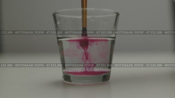 Vibrant Ink Swirl in Water An Artistic Display of Liquid Motion That Captures Imagination. Стоковое видео, видеограф Olesia Kondrateva / Фотобанк Лори