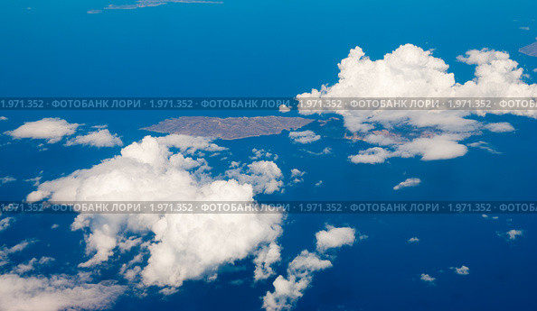 Вид из самолета (2010 год). Стоковое фото, фотограф E. O. / Фотобанк Лори