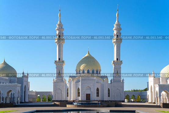 Вид на Белую мечеть. Болгар, Татарстан (2024 год). Стоковое фото, фотограф Анна Карасева / Фотобанк Лори