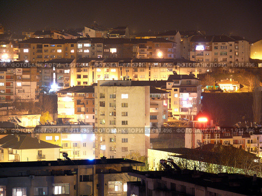 Вид на город Сандански, Болгария (2009 год). Стоковое фото, фотограф Алексей Стоянов / Фотобанк Лори