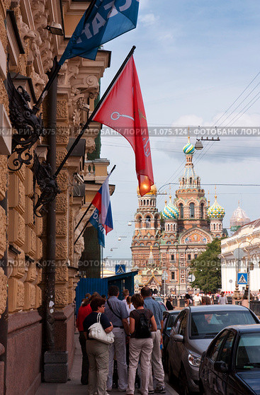 Вид на Храм Воскресения Христова. Санкт-Петербург (2009 год). Редакционное фото, фотограф Михаил Митин / Фотобанк Лори