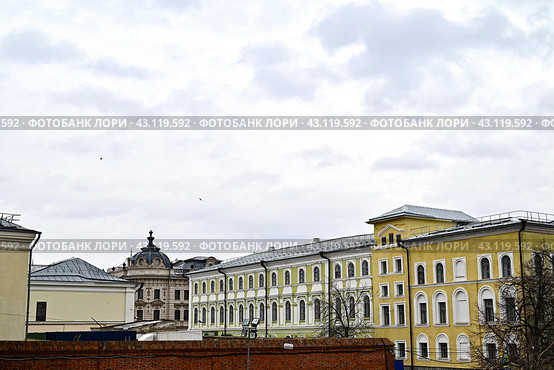 Вид на Профсоюзную улицу. Город Казань (2024 год). Стоковое фото, фотограф Александр Тараканов / Фотобанк Лори