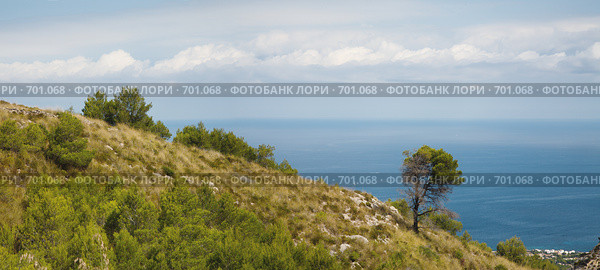 Вид по дороге к Эрмита де Бетлем. Майорка (2008 год). Стоковое фото, фотограф Максим Стриганов / Фотобанк Лори