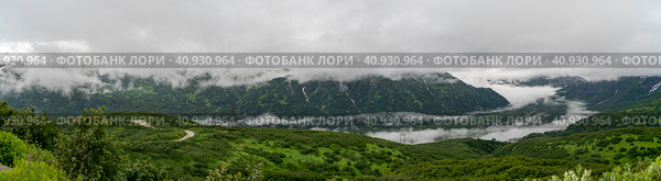 Виды Камчатки летом. Панорама. Июль 2023. Стоковое фото, фотограф Владимир Макеев / Фотобанк Лори
