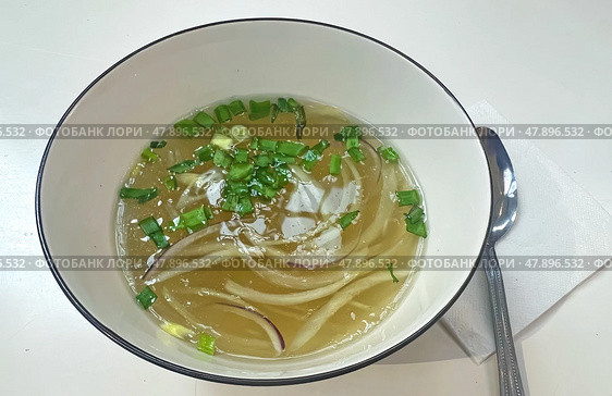 Vietnamese traditional broth with herbs and spices. Стоковое фото, фотограф Мастепанов Павел / Фотобанк Лори