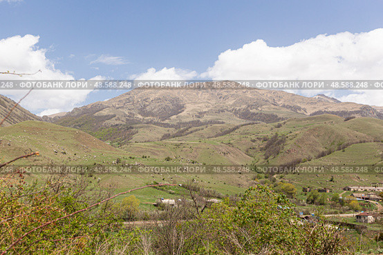 View of the mountains in Armenia. Tavush region. Стоковое фото, фотограф Evgenia Shevardina / Фотобанк Лори