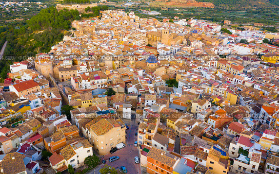 View over city of Segorbe. Province of Valencia. Spain. Стоковое фото, фотограф Яков Филимонов / Фотобанк Лори