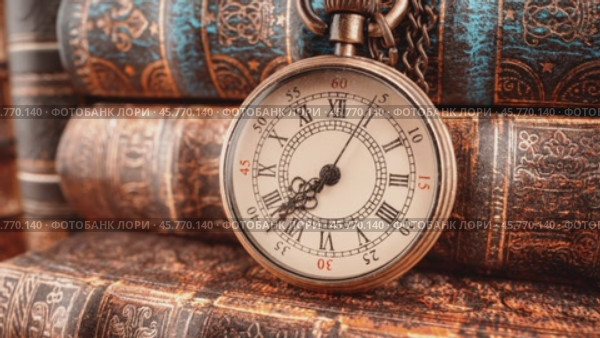 Vintage pocket watch. Vintage background Concept of time history. Стоковое видео, видеограф Андрей Армягов / Фотобанк Лори