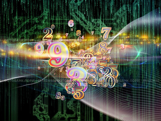 Virtual Space of Technology series. Abstract elements in 3D perspective space on science, education, communication and modern technology. Стоковое фото, агентство Ingram Publishing / Фотобанк Лори