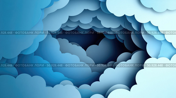 virtualization rotating digital cloud ai generated. Стоковое AI-изображение, AI-художник Vectorwin / Фотобанк Лори
