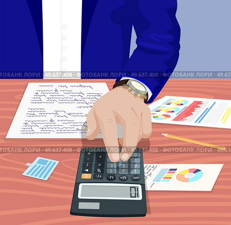Visualize with business analytics. People work with statistical data analysis, changing indicators. Employees analyze statistical indicators, business data. Characters work with marketing research. Employees analyze statistical indicators, business data. Characters work with marketing research. Стоковая иллюстрация, агентство Ingram Publishing / Фотобанк Лори