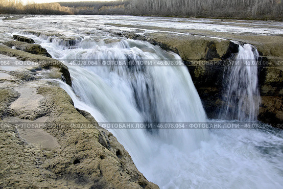 Водопады, белореченский разлом, Краснодарский край. Стоковое фото, фотограф Оглоблин Андрей Николаевич / Фотобанк Лори